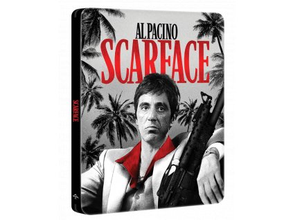 Zjizvená tvář (Scarface, 4k Ultra HD Blu-ray + Blu-ray, Steelbook)