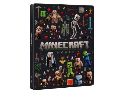 Minecraft film (Steelbook, 4k Ultra HD Blu-ray + Blu-ray)