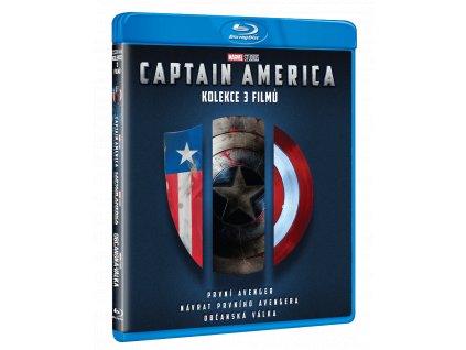 Captain America 1.-3. (3x Blu-ray)
