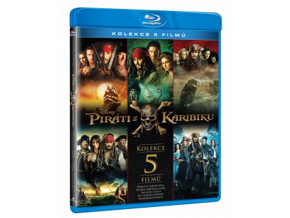 Piráti z Karibiku 1-5 (Kolekce, 5x Blu-ray)