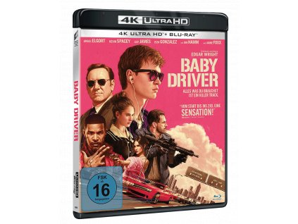 Baby Driver (4k Ultra HD Blu-ray + Blu-ray)