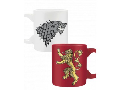 Hrnečky Game of Thrones - Stark & Lannister (2x 110ml)