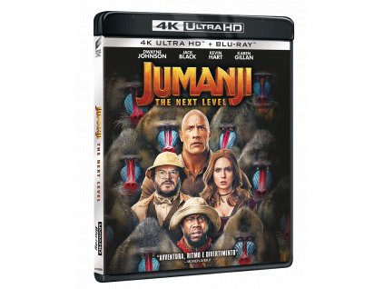 Jumanji: Další level (4k Ultra HD Blu-ray + Blu-ray)