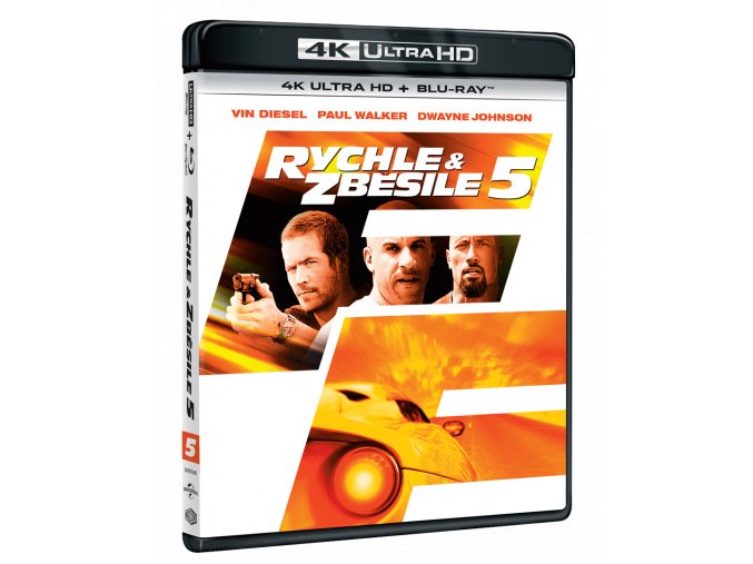 Rychle a zběsile 5 (4k Ultra HD Blu-ray + Blu-ray)