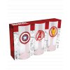 Set Sklenic Marvel (Avengers, Captain America, Iron Man)