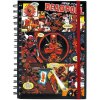 Zápisník Marvel: Deadpool (A5, kroužková vazba, 15 x 21 cm)
