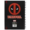 Zápisník Marvel: Deadpool (A5, kroužková vazba, 15 x 21 cm)