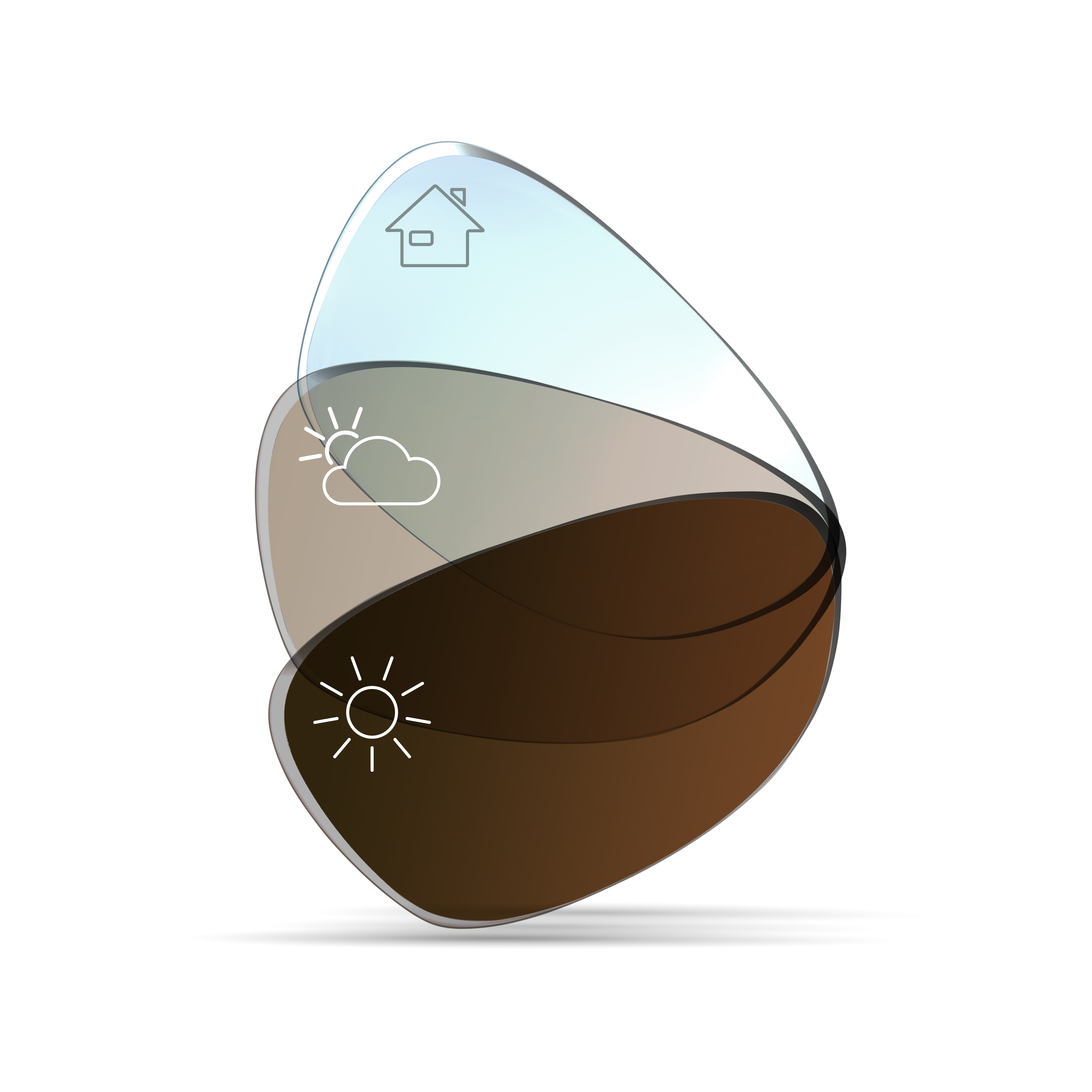 Fényresötétedő kivitelben +4.00 sph-tól -6.00 sph-ig