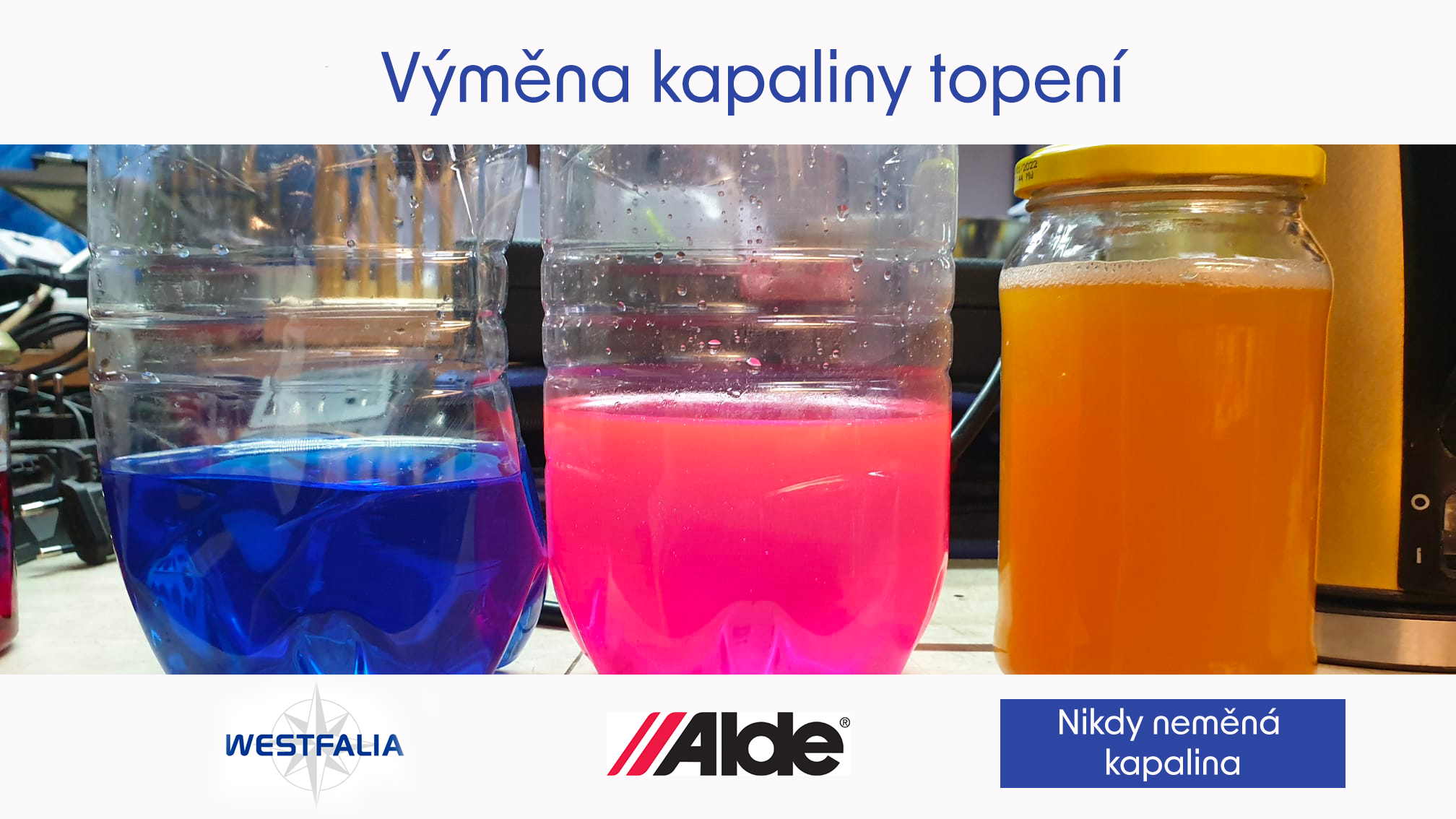 Výměna kapaliny topení