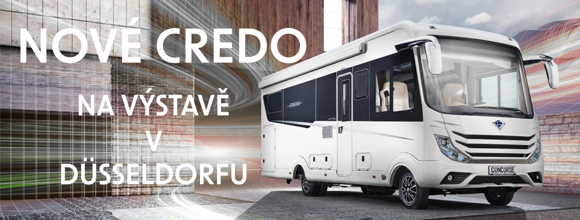 Zcela nové Concorde Credo na výstavě v Düsseldorfu
