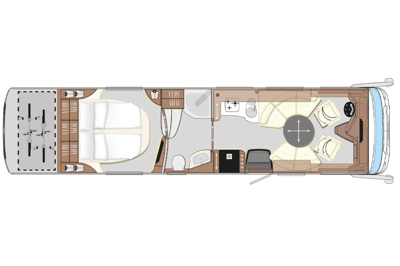 Concorde Liner 1090 GIO Yacht Lounge