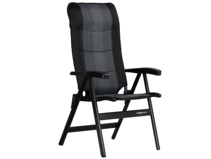 2162 kempingova zidle noblesse deluxe stribrna