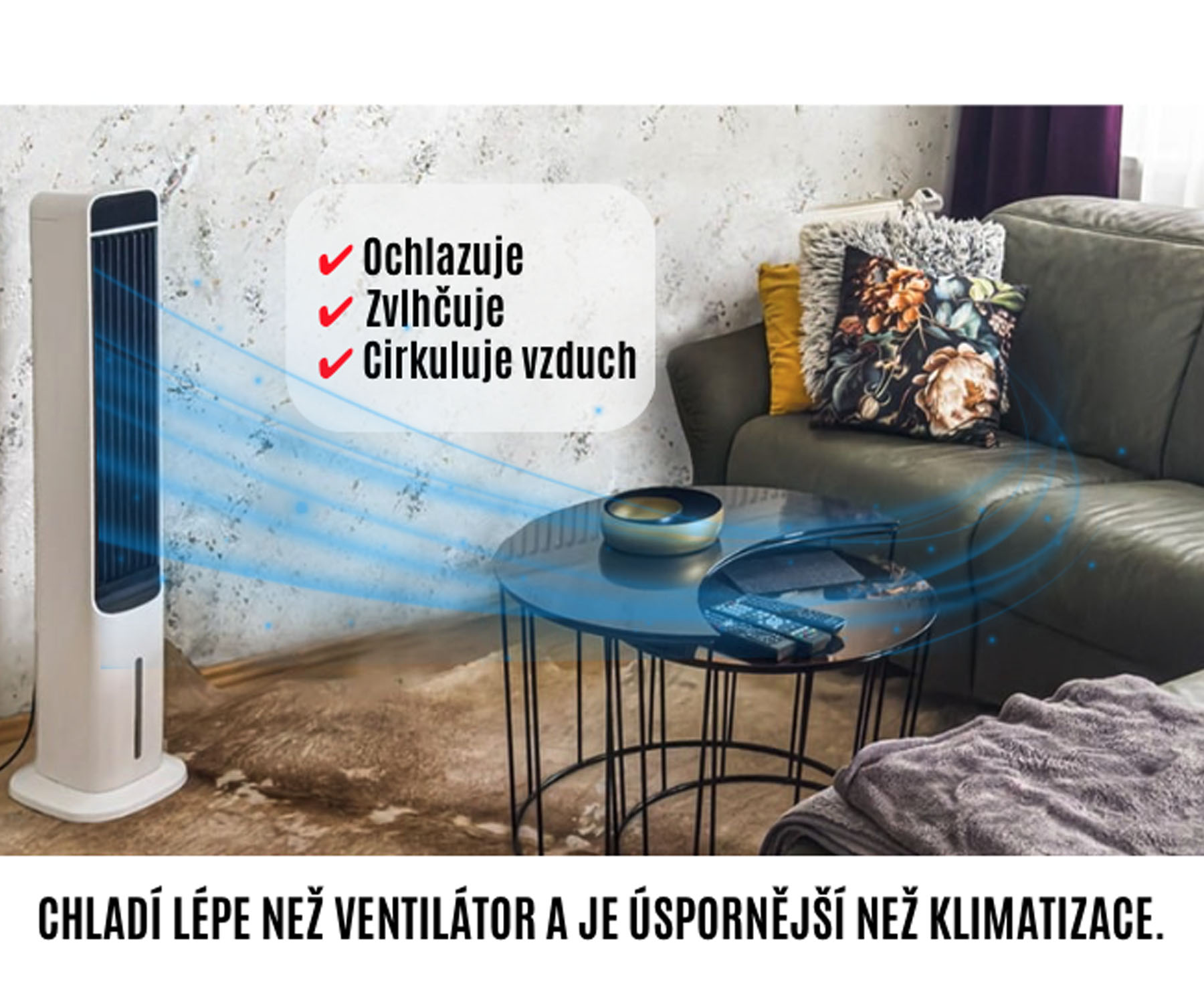 Léto v pohodlí domova s BOT chytrým ochlazovačem vzduchu WT1