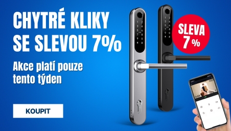 Sleva na chytré kliky 7%