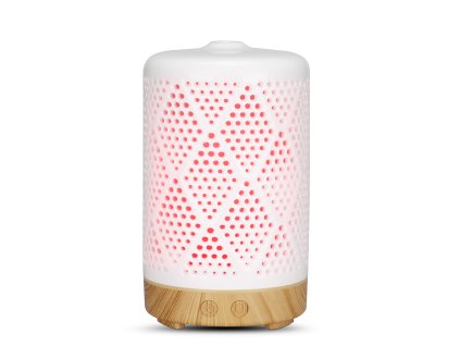 BOT Smart aroma difuzér SDC1 - bílá a světle hnědé dřevo 100ml