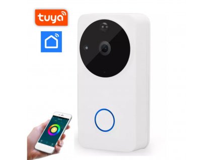 SOLO Chytrý zvonek A3 WiFi s kamerou Full Hd 1080 Tuya Smart bílý 1