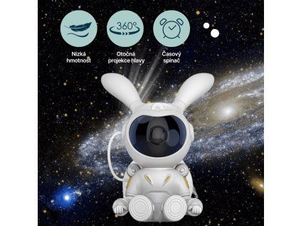 Projektor noční oblohy Moon Bunny MB1 (1)