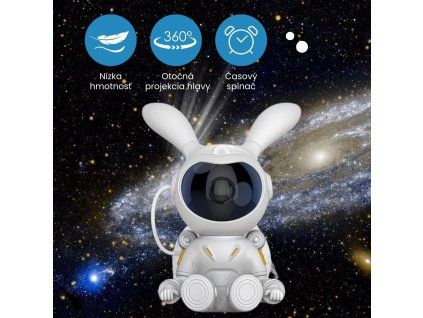 Projektor noční oblohy Moon Bunny MB1 (1)