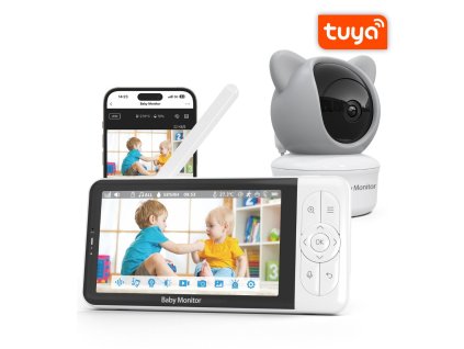 BOT Dětská chůvička s kamerou BM3 Tuya (2)