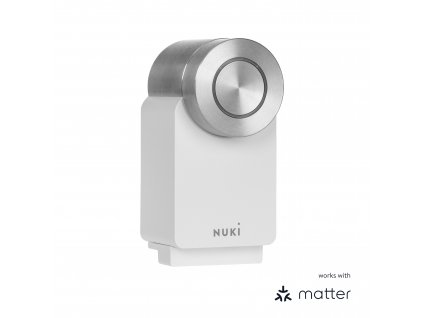 1 Nuki Smart Lock Pro (4th Generation) White Works with Matter 3000x3000