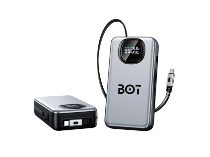 BOT Powerbanka Super Fast Charge PD 65W 20000 mAh šedá