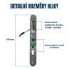 Chytrá klika TTLock V1 72-92mm variabilní