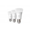philips hue white sada 3x zarovka led e27 a60 9w 800lm 2700k ip20 2