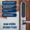BOT Chytrá klika TTLock H1 s tlačítky stříbrná (4)
