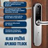 BOT Chytrá klika TTLock H1 s tlačítky stříbrná (4)