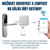BOT Chytrá klika TTLock H1 s tlačítky stříbrná (23)