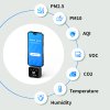 BOT Chytrý monitor kvality vzduchu AQ2 mini WiFi Tuya CO2, TVOC, HCHO, PM2 (22)