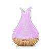 Smart aroma difuzér B5 - bílá a světle hnědé dřevo 400 ml