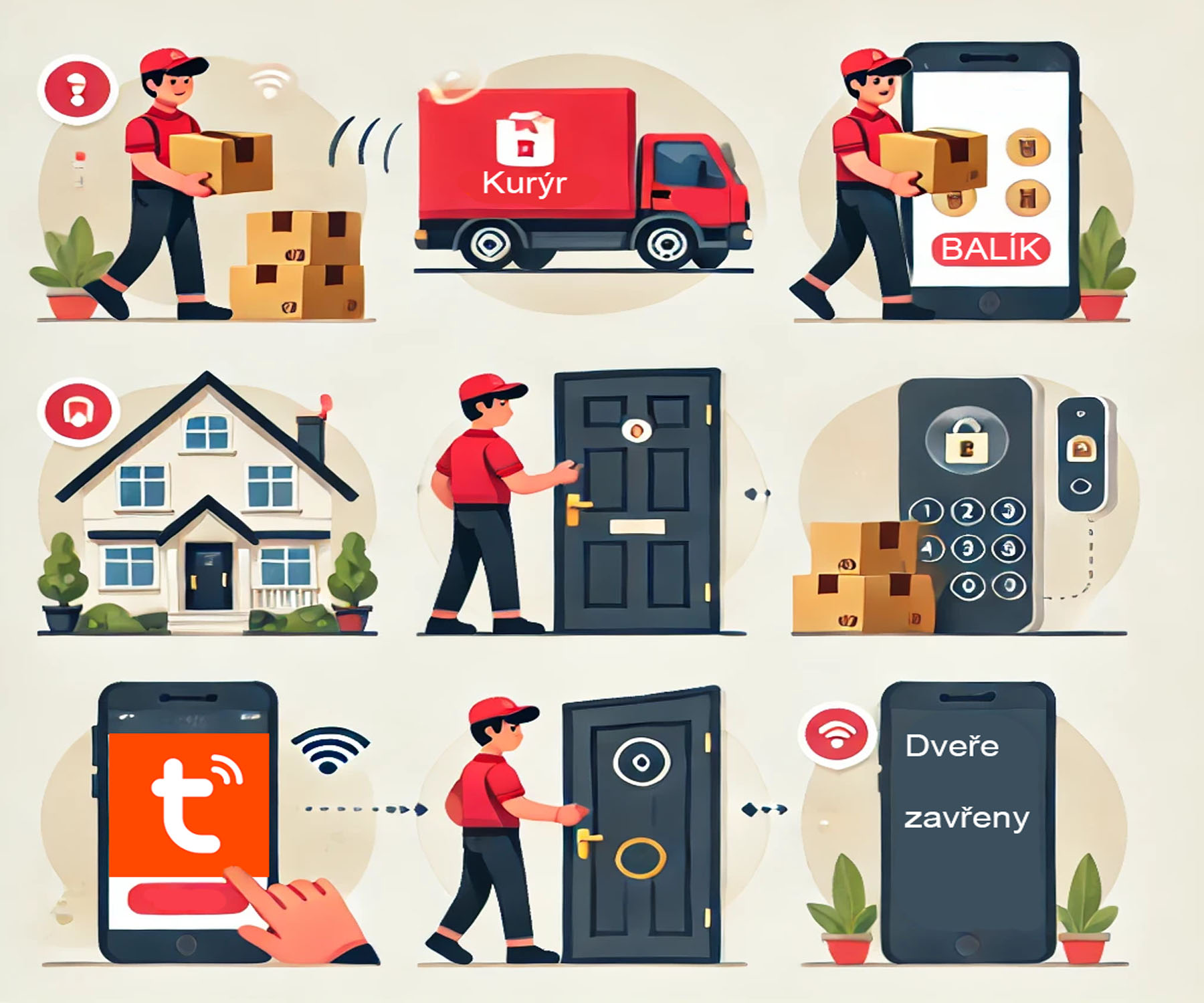 A teljes körű megoldás az intelligens és biztonságos otthon bejárati ajtajához