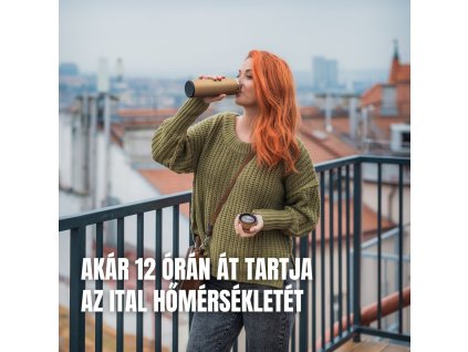 BOT okos termosz piros