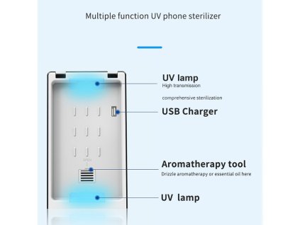 WST UV fertõtlenítõ doboz külsõ vezeték nélküli töltéssel