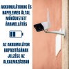 TOP Kültéri Okos IPWiFi kamera A3 napelemmel (7)
