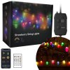BOT Okos LED karácsonyi és party string Strawberry SL2 10 méter Tuya RGB WiFi és BT