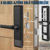 2046 2 bot okos kilincs ttlock h3 fekete
