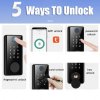 boot smart lock lh1 tuya fekete 9