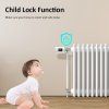 bot intelligens zigbee Wi-Fi termosztátos fej th8 tuya 9