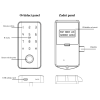 intelligens zár Wi-Fi ttlock cl1 12
