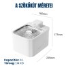 Kisállat itatókút WF1, WiFi, 4 l (10)