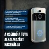 SOLO Okos kamerás csengő A1 Tuya WiFi 720p ezüst (4)