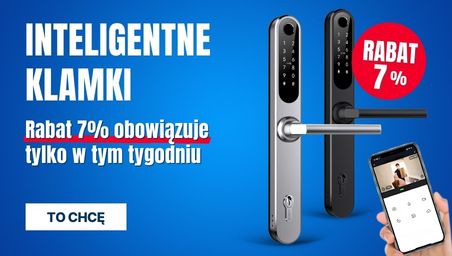 inteligentne klamki – rabat 7 %
