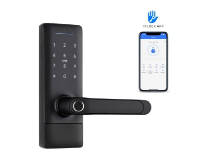 BOT Inteligentna klamka TTLock H2 czarny (35)