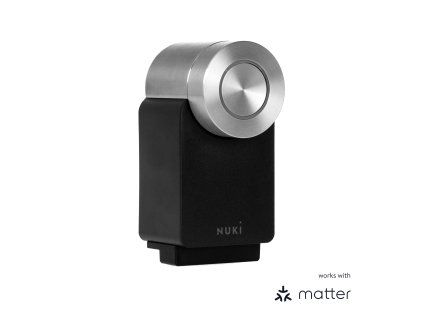 1 Nuki Smart Lock Pro (4th Generation) Black Works With Matter 3000x3000