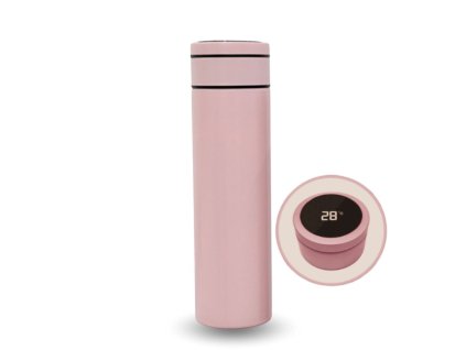 BOT Chytrá termoska s vyměnitelnou baterií růžová