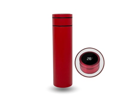 BOT Chytrá termoska s vyměnitelnou baterií červená
