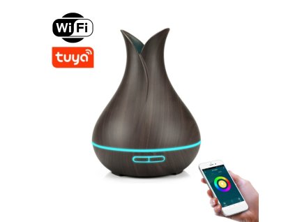 difuzer B5 tmavě hnědá 1080x1080 tuya smart wifi