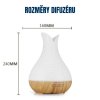 BOT Aroma difuzér B5 DO bílá a světle hnědé dřevo 400 ml (17)